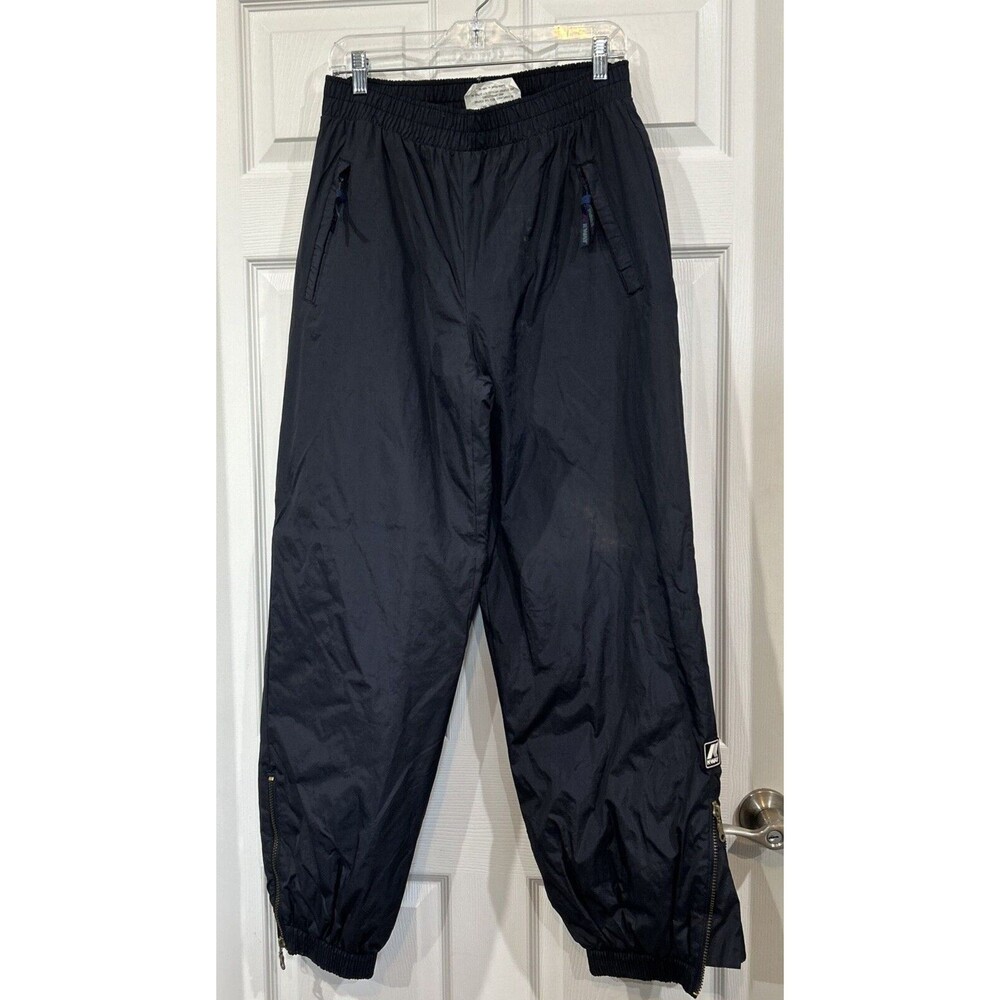 Vintage K-WAY Insulated Windbreaker Ski Snow Pants Blue Women's M